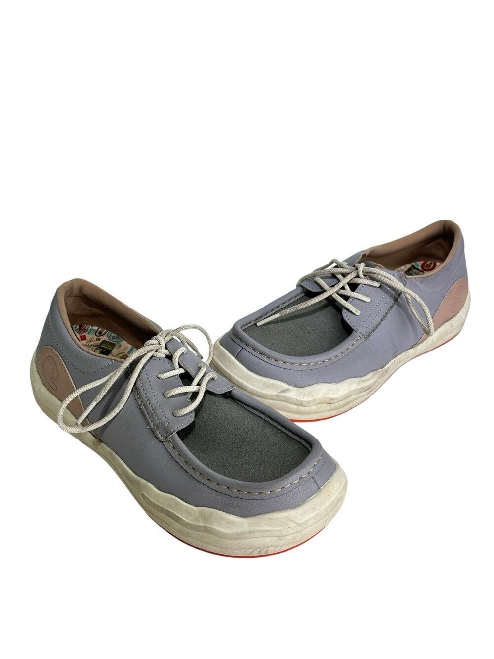 UIN gull grey andalusia viii damen Walking Lightweight Lace Up Shoes Size 8.5
